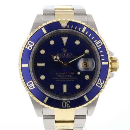  Rolex Submariner Date Steel/Gold Blue Dial 