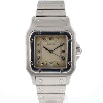 Cartier Santos Galbée GM Steel 