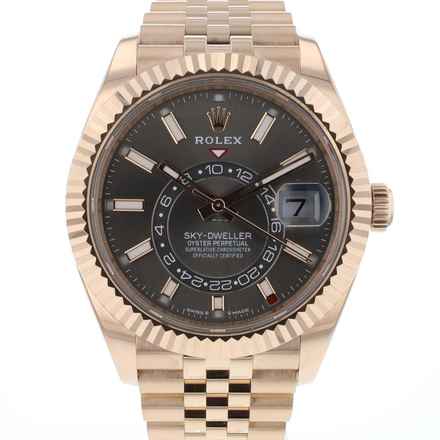  Rolex Sky-Dweller Everose Jubilee Slate Grey 
