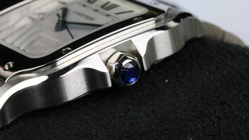 Thumbnail von Cartier Santos De Cartier Medium White WSSA0029 - New with VAT - Fullset 2026