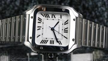 Thumbnail von Cartier Santos De Cartier Medium White WSSA0029 - New with VAT - Fullset 2026