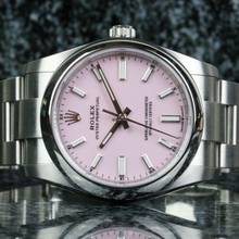 Thumbnail von Rolex Oyster Perpetual 34 Candy Pink 124200 - New LC100 - Fullset 2026