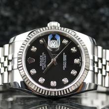 Thumbnail von Rolex Datejust 36 Black Diamond Jubilee 116234 - like New - Fullset 2014