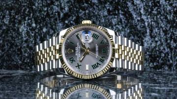 Thumbnail von Rolex Datejust 36 Steel Gold 126233 Jubilee Wimbledon like New - Fullset 2022