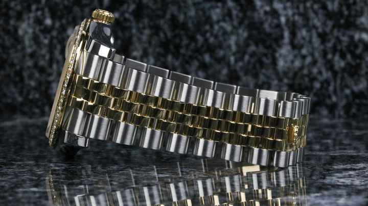 Rolex Datejust 36 Çelik Altın RBR Jubilee Şampanya Elmas - Tam Set 2010