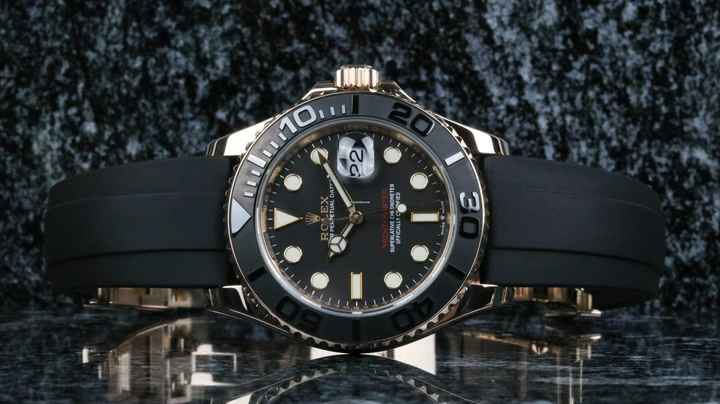 Rolex Yacht-Master 40 Rose Altın Oysterflex 126655 - Neredeyse Yeni - Tam Set 2021