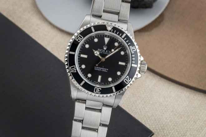  Rolex Submariner (No Date) Edelstahl Automatik Herrenuhr Ref. 14060 X-Serie 
