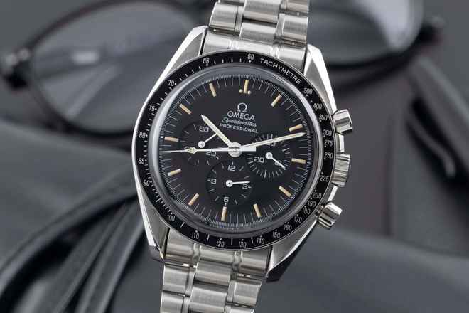  Omega Speedmaster Professional Moonwatch Chronograph Stahl Handaufzug Ref. 3590.50.00 B&P 