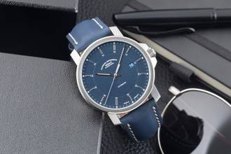 Thumbnail von Mühle 29er Stahl Automatik Herrenuhr Ref. M1-25-72-200-LB Box & Papiere 2023