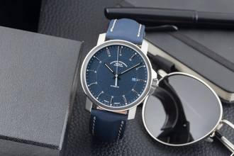 Thumbnail von Mühle 29er Stahl Automatik Herrenuhr Ref. M1-25-72-200-LB Box & Papiere 2023
