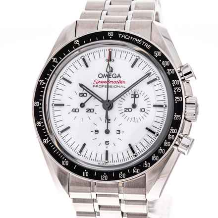 Omega Speedmaster Professional Moonwatch 42 White – 310.30.42.50.04.001 – NEW & Unworn – 10/2024 Full Set