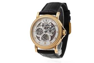 Thumbnail von Paul Picot Atelier Regulateur Squelette 18K Rose Gold Full Set 2006 Limited Edition of 30pc