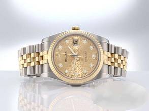 Thumbnail von Rolex Datejust 36 36mm 116233 2011 Diamanten Stahl Gelbgold 750 Automatik Gold