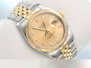 Thumbnail von Rolex Datejust 36 36mm 116233 2012 Diamanten Stahl Gelbgold 750 Automatik