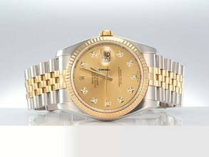 Thumbnail von Rolex Datejust 36 36mm 116233 2012 Diamanten Stahl Gelbgold 750 Automatik