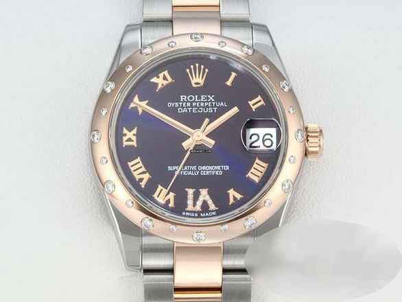  Rolex Datejust 31 Medium 31mm 178341 2012 Stahl Rosegold 750 Diamanten Stainless Steel 18kt Rose Gold Oyster-band Chronometer 