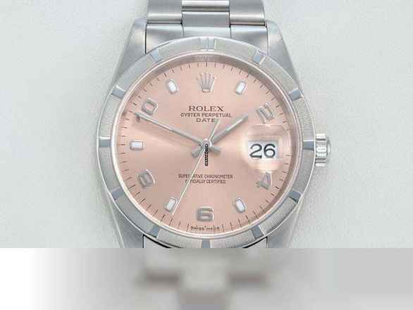  Rolex Oyster Perpetual Date 34mm Edelstahl 15210 2005 Damen Herren Stahl Stainless Steel Oyster-band Chronometer 