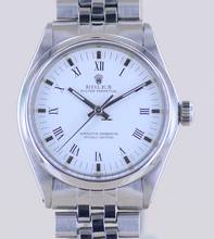 Thumbnail von Rolex Oyster Perpetual 34 Vintage Jubiléband White dial Chronometer 1975 B+P rar
