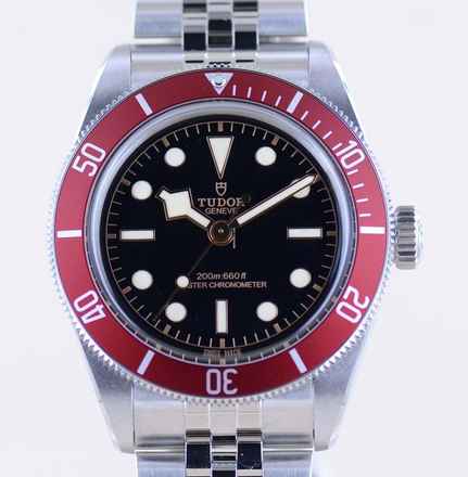  Tudor Black Bay Top Heritage Red Jubilé No-Date B+P Diver Manufakturwerk 