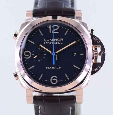  Officine Paneral Luminor 1950 3 Days Chronograph Flyback PAM00525 18K Roségold 44mm B+P 