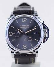 Thumbnail von Officine Paneral Luminor Due 3 Days GMT PAM00944 Steel small second Date Grey 45mm B+P