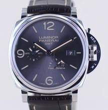 Thumbnail von Officine Paneral Luminor Due 3 Days GMT PAM00944 Steel small second Date Grey 45mm B+P