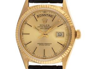 Thumbnail von Rolex Day-Date 36 18kt Gelbgold Ref.1803 1976 Box&Beschreibung sehr gut Vintage Day-Date 18kt Gelbgold open 6/9