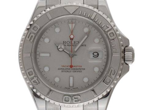 Rolex Yacht-Master 40 Ref.16622 2005 Full Set sehr gut Vintage Yacht-Master Stahl 950 Platin