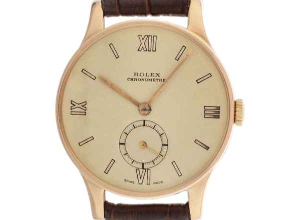  Rolex Precision 18kt Roségold Ref.2582A 1958 Full Set sehr gut Vintage Precision 18kt Roségold 