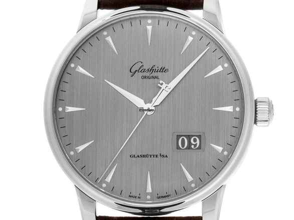  Glashütte Original Senator Excellence Ref.1-36-03-03-02-31 2022 Full Set Ungetragen Senator Excellence Panoramadatum Faltschließe 