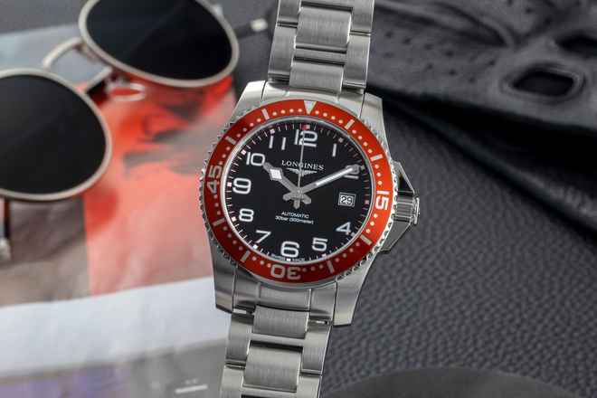  Longines HydroConquest Hydro Conquest Stahl Automatik Herrenuhr Ref. L3.695.4 Box 