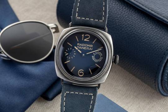 Panerai Radiomir 8 Giorni Edelstahl Handaufzug Ref. PAM01348 Box & Papiere 2024