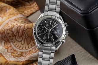 Thumbnail von Omega Speedmaster Date Chronograph Automatik Herrenuhr Ref. 3513.50.00