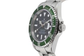 Thumbnail von Rolex Submariner Date Kermit Automatik Herrenuhr Ref. 16610LV Papiere 2009