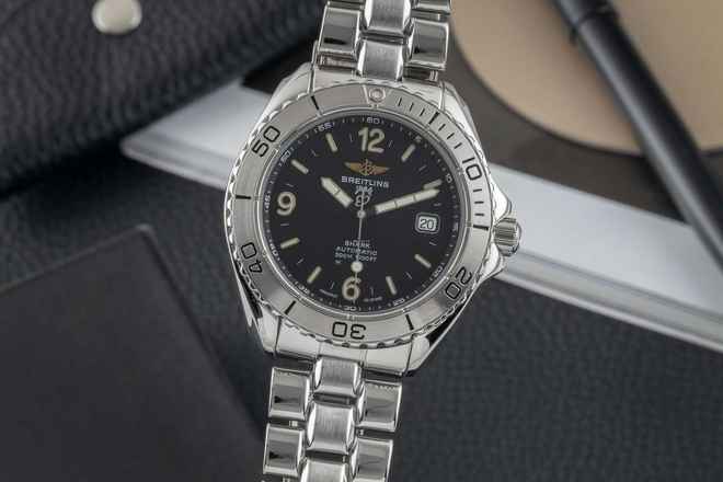  Breitling Shark Professional Stahl Automatik Herrenuhr Ref. A17605 