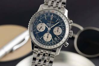 Thumbnail von Breitling Navitimer Chronograph Blue Dial Herrenuhr Automatik Ref. A23322
