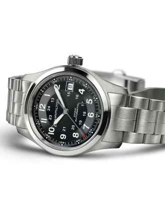 Hamilton Khaki Field H70455133 Erkek Saatı Khaki Field Otomatik 38mm 10ATM