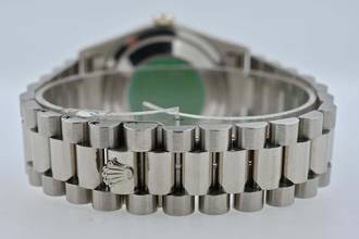 Thumbnail von Rolex Day-Date 36 Oyster Perpetual Day Date 36 18k White Gold Weißgold Diamond Dial Bezel 18349