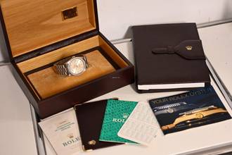 Thumbnail von Rolex Day-Date 36 Oyster Perpetual Day Date 36 18k White Gold Weißgold Diamond Dial Bezel 18349