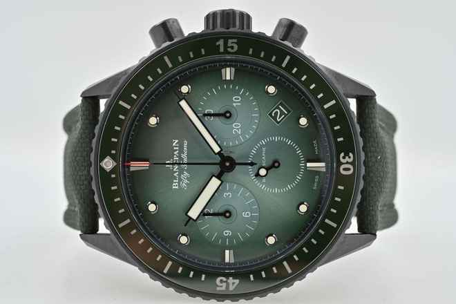  Blancpain Fifty Fathoms Bathyscaphe Chronograph Flyback 5200-0153-B52A Green Dial 