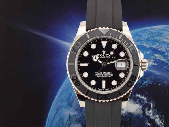  Rolex Yacht-Master 42 Oysterflex White Gold Like New Full Set 2020 