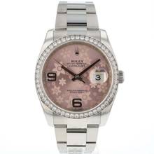 Thumbnail von Rolex Datejust 36 Diamond Bezel Pink Flower Dial
