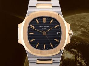 Thumbnail von Patek Philippe Nautilus 3800/1 Sigma First Generation Black Date - Like New Box/extract Patek