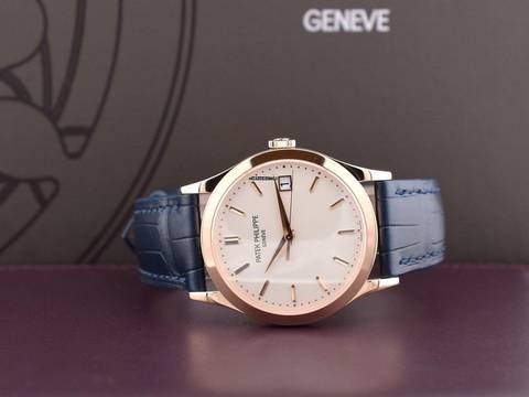 Patek Philippe Calatrava 5296r-010 18k Rose Gold Like New