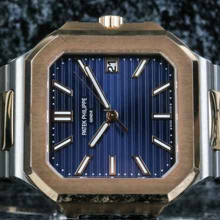  Patek Philippe Cubitus Steel Rosé 5821/1AR - Blue - Fullset 2025 German Delivery 