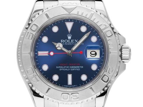 Rolex Yacht-Master 40 Ref.116622 2018 Full Set wie Neu Vintage Yacht-Master Stahl 950 Platin