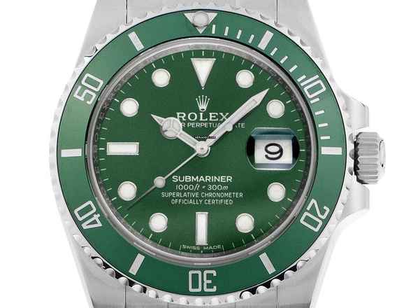  Rolex Submariner Date Hulk Ref.116610LV 2013 Full Set sehr gut Vintage Submariner Hulk 