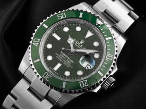 Thumbnail von Rolex Submariner Date Hulk Ref.116610LV 2013 Full Set sehr gut Vintage Submariner Hulk