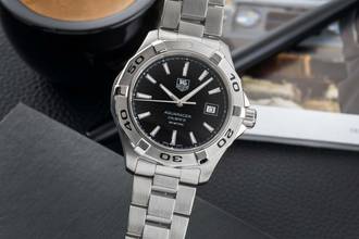 Thumbnail von TAG Heuer Aquaracer 300M Automatik Calibre 5 Edelstahl Herrenuhr Ref WAP2010 B&P 2013