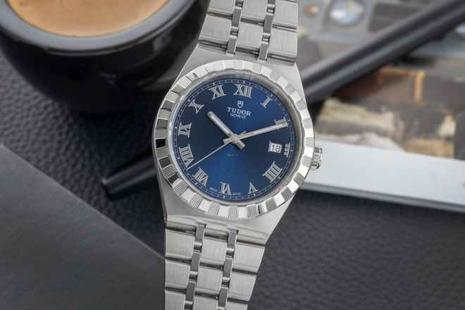  Tudor Royal 38 Blue Dial Edelstahl Automatik Ref 28500-0005 Box & Papiere 2025 